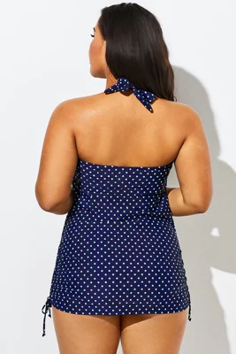Blue Polka Dot One Piece...