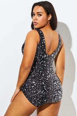 Modern Sarong Front V-Neck...