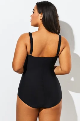 Black Twist Front Push Up...