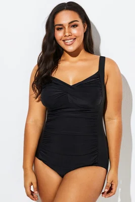 Black Twist Front Push Up...