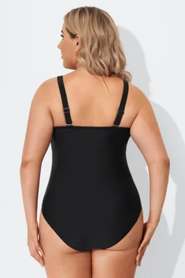 Black V-Neck Fringe Vintage...