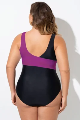 Purple & Black Sexy Cut Out...