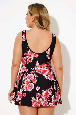 Scoopneck Floral Printed...