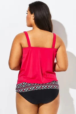 Women Red Loop Strap...