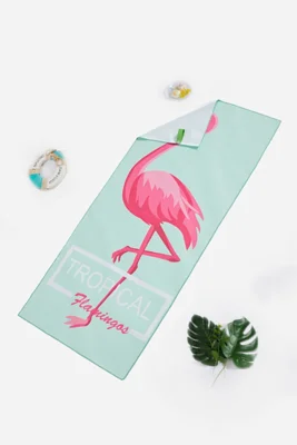 Flamingo Print Oversized...