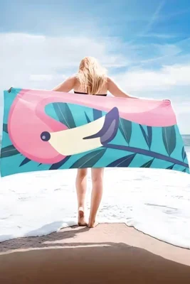 Flamingo Print Oversized...