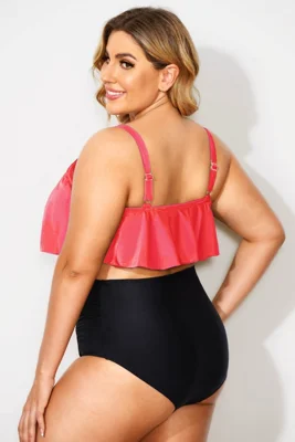  Dark Pink Scoop Neck...