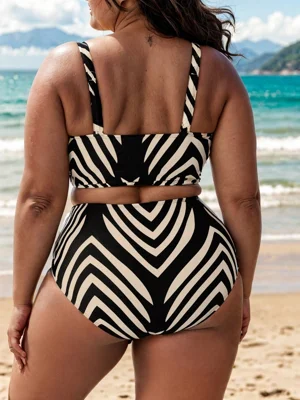 Black & Beige Zebra Stripes...