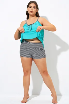 Women Stripe Full Coverage...