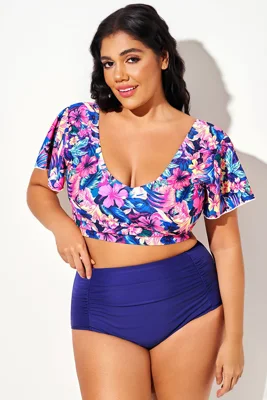 Colorful Floral Print...