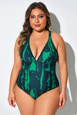 Green Tie Dye Strap One...