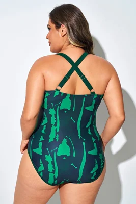 Green Tie Dye Strap One...